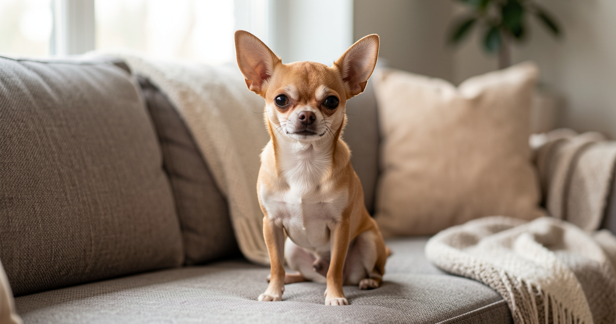 Chihuahua en appartement, petite race de chien idéale pour la vie en intérieur